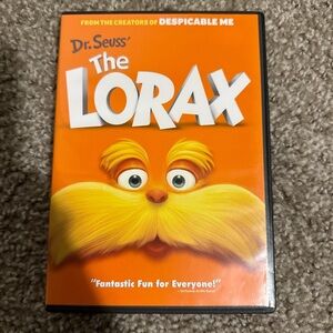 Dr. Seuss The Lorax DVD - Bright Orange & Yellow Cover